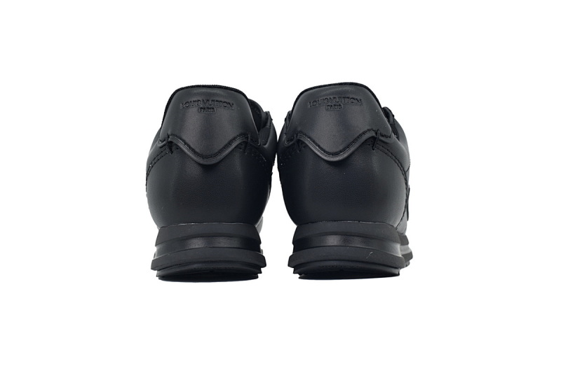 【DA7ET】全黑  路易威登 LV生活休闲阿甘鞋 LOUIS VUITTON x Nigo 联名款 Buttersoft FW25 圆头系带 低帮  All Black