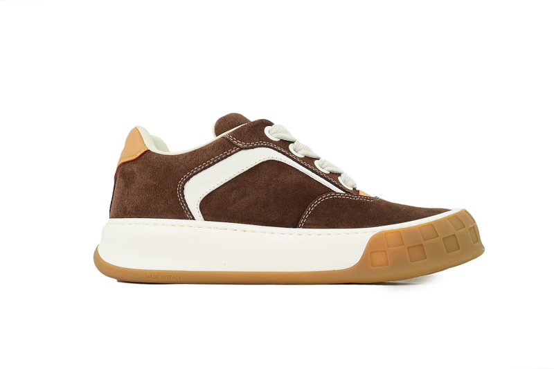 【DA0AP】咖色 路易威登 圆头系带板鞋 LOUIS VUITTON Brown