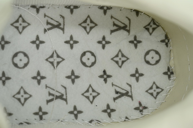 【DA0AP】蓝色印花 路易威登 圆头系带板鞋 LOUIS VUITTON Blue