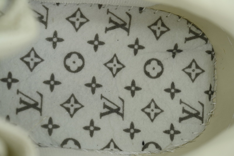 【DA0AP】绿色印花 路易威登 圆头系带板鞋 LOUIS VUITTON Green