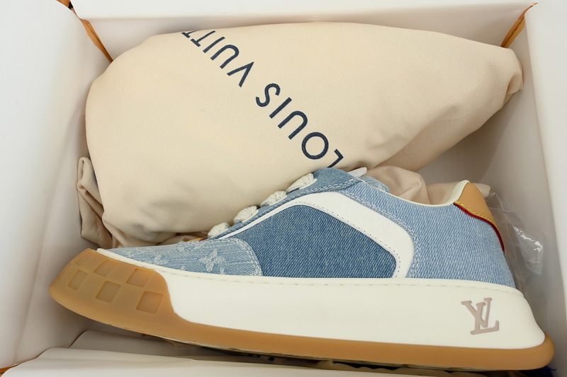 yupoo_295070_8d82f8ec.jpg 【DA0AP】蓝色牛仔 路易威登 圆头系带板鞋 LOUIS VUITTON Blue Cowboy