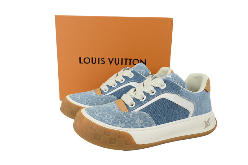 yupoo_295070_c410b651.jpg 【DA0AP】蓝色牛仔 路易威登 圆头系带板鞋 LOUIS VUITTON Blue Cowboy