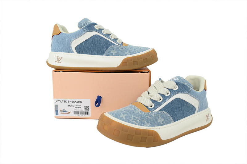 yupoo_295070_cc0f5991.jpg 【DA0AP】蓝色牛仔 路易威登 圆头系带板鞋 LOUIS VUITTON Blue Cowboy