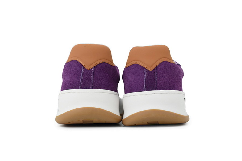 【DA0AP】紫色 路易威登 圆头系带板鞋 LOUIS VUITTON Purple