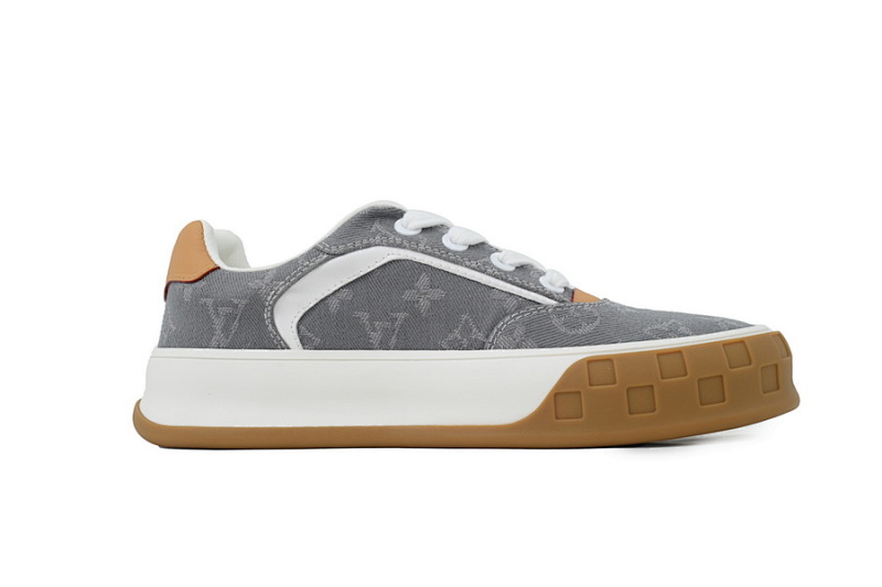 yupoo_295128_a3527518.jpg 【DA0AP】灰色印花 路易威登 圆头系带板鞋 LOUIS VUITTON Grey Print