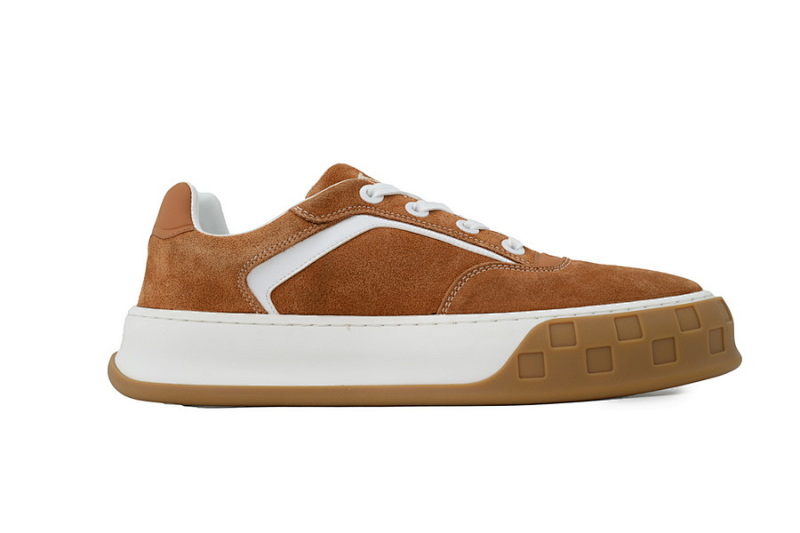 【DA0AP】棕色 路易威登 圆头系带板鞋 LOUIS VUITTON Brown