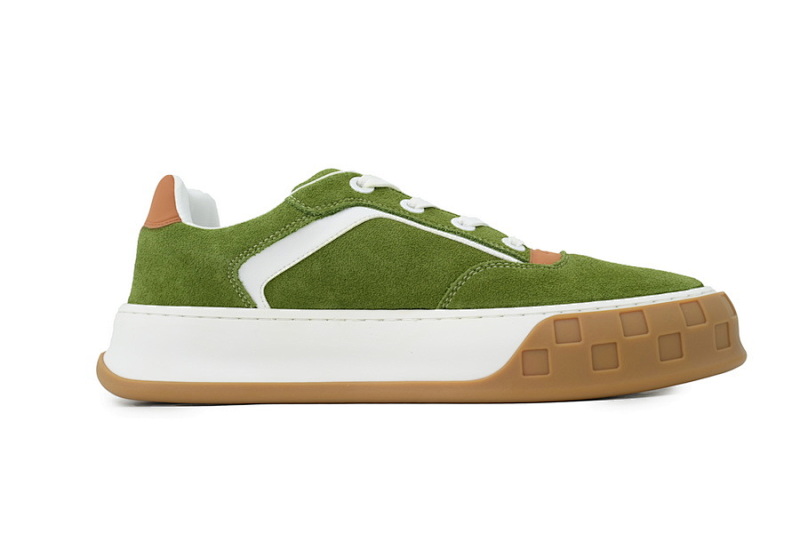 【DA0AP】绿色 路易威登 圆头系带板鞋 LOUIS VUITTON Green