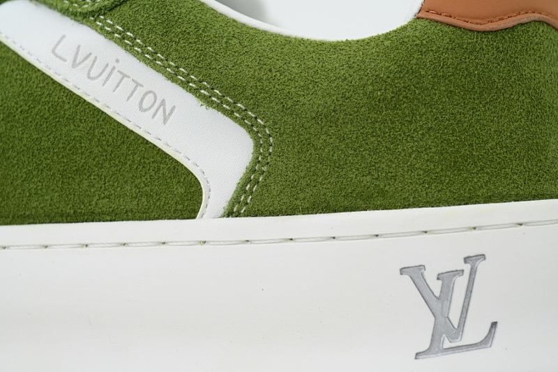 【DA0AP】绿色 路易威登 圆头系带板鞋 LOUIS VUITTON Green