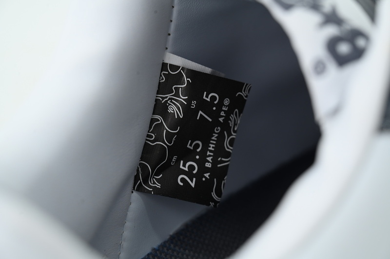 【AD1BP】碳灰星 跑量款芭比猿猴低帮板鞋 OZXSHM1913070 A Bathing Ape "Carbon Grey Star