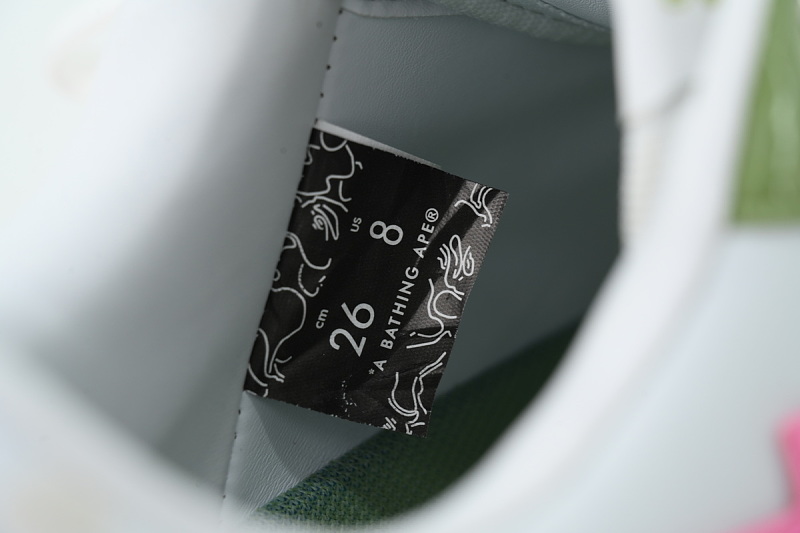 yupoo_295523_7ee2da88.jpg 【AD1BP】绿粉星 跑量款芭比猿猴低帮板鞋 OZXSHM1913070 A Bathing Ape "Green Pink Star