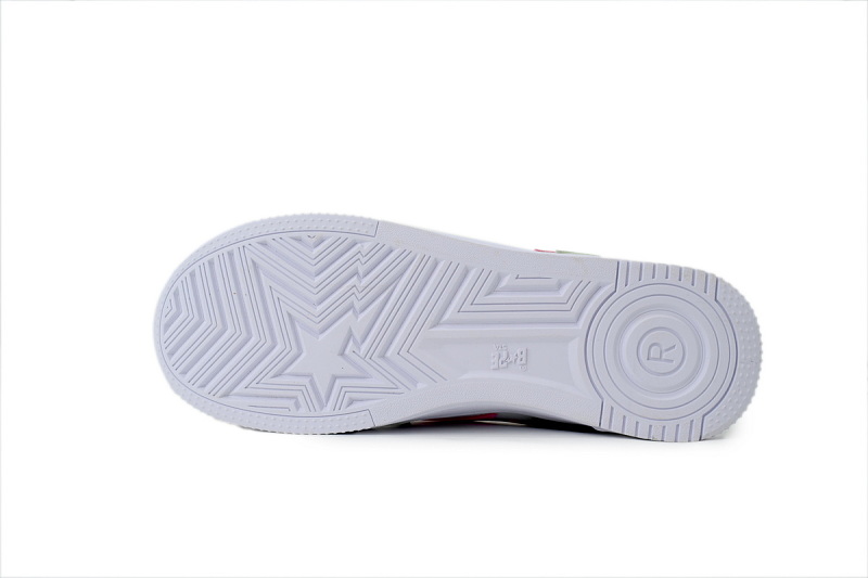 yupoo_295523_ef53be72.jpg 【AD1BP】绿粉星 跑量款芭比猿猴低帮板鞋 OZXSHM1913070 A Bathing Ape "Green Pink Star