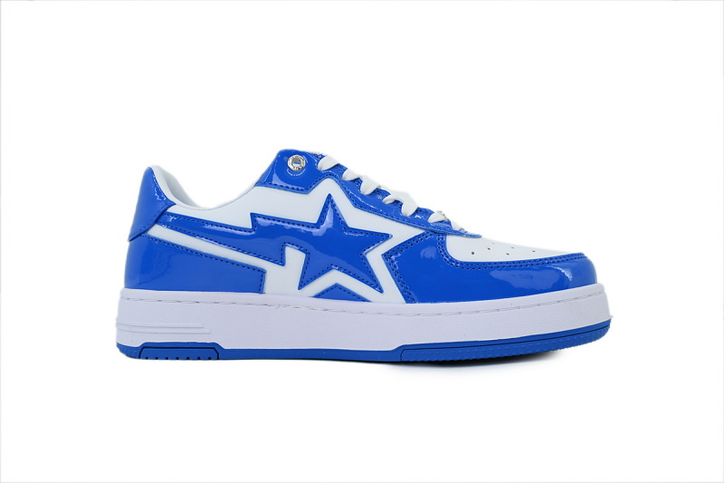 【AD1BP】白兰星 跑量款芭比猿猴低帮板鞋 1L80-191-305 A BATHING APE BAPE STA ICON #1 "Blue"