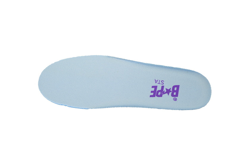 【AD1BP】紫色黄 跑量款芭比猿猴低帮板鞋 OZXSHM304911P A BATHING APE BAPE Purple Yellow