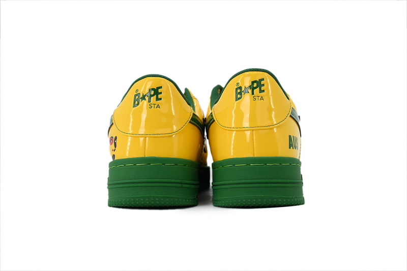 【AD1BP】澳大利亚 跑量款芭比猿猴低帮板鞋 1M23-191-933 A BATHING APE BAPE Australia