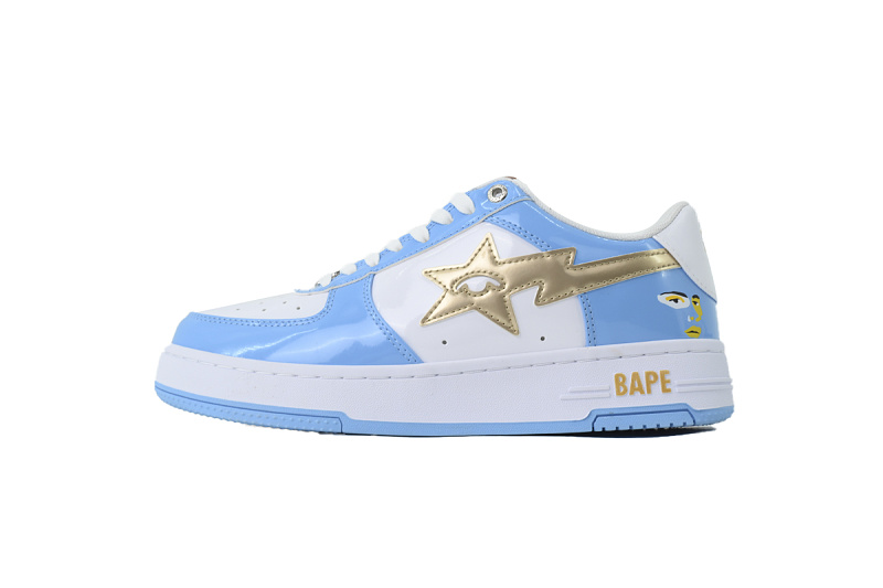 【AD1BP】阿根廷队 跑量款芭比猿猴低帮板鞋 1M23 191 935 KidSuper × A BATHING APE BAPE STA ARG "Blue"