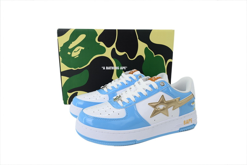 【AD1BP】阿根廷队 跑量款芭比猿猴低帮板鞋 1M23 191 935 KidSuper × A BATHING APE BAPE STA ARG "Blue"