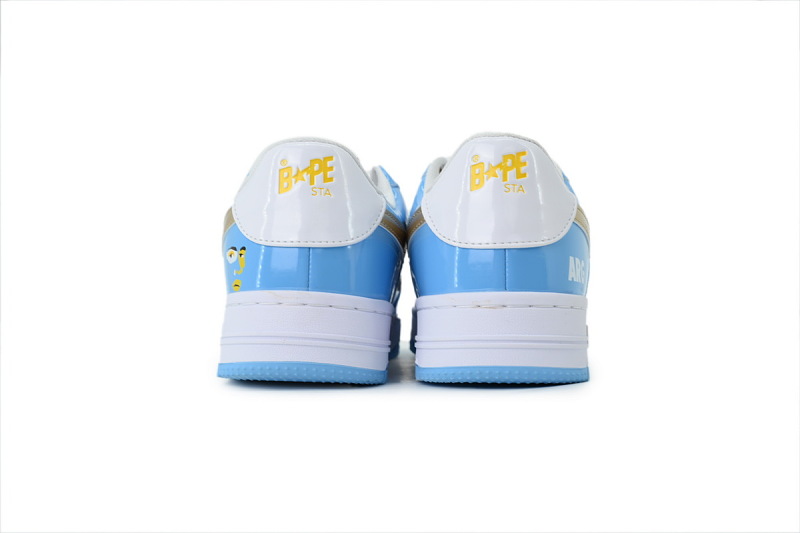 【AD1BP】阿根廷队 跑量款芭比猿猴低帮板鞋 1M23 191 935 KidSuper × A BATHING APE BAPE STA ARG "Blue"