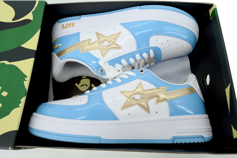 【AD1BP】阿根廷队 跑量款芭比猿猴低帮板鞋 1M23 191 935 KidSuper × A BATHING APE BAPE STA ARG "Blue"