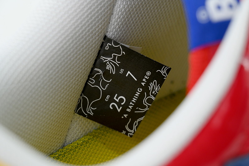 【AD1BP】西班牙 跑量款芭比猿猴低帮板鞋 1M23 191 933 KidSuper × A BATHING APE BAPE STA ESP "Red"