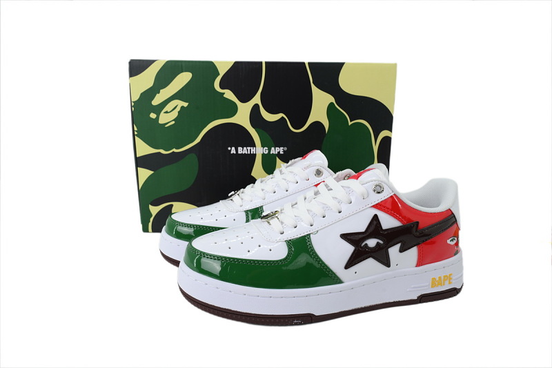 【AD1BP】墨西哥 跑量款芭比猿猴低帮板鞋 1M23 191 932 KidSuper × A BATHING APE BAPE STA MEX "Multi"