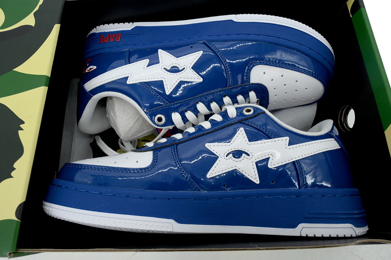 【AD1BP】日本队 跑量款芭比猿猴低帮板鞋 1M23 191 931 KidSuper × A BATHING APE BAPE STA JPN "Navy"