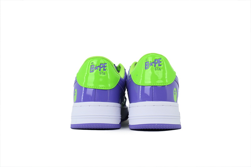 yupoo_296251_5085cc9d.jpg 【AD1BP】紫绿 跑量款芭比猿猴低帮 OXZ-SHM19-13030 BATHING APE Purple Green