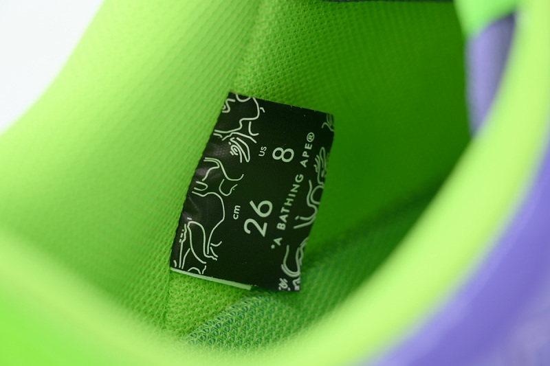 yupoo_296251_cf3e7d25.jpg 【AD1BP】紫绿 跑量款芭比猿猴低帮 OXZ-SHM19-13030 BATHING APE Purple Green
