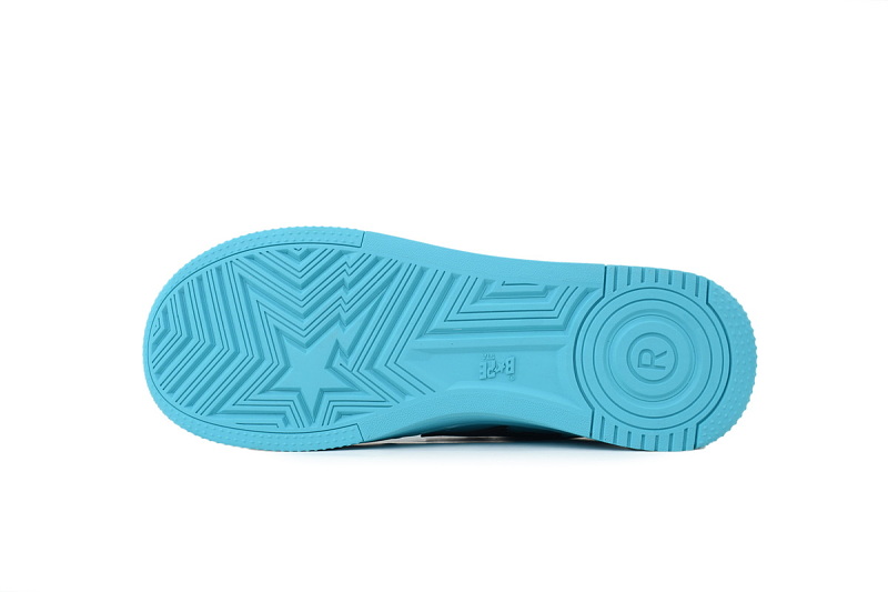 【AD1BP】湖水蓝  跑量款芭比猿猴低帮 OZX-SHM30-1911P BATHING APE Lake Blue