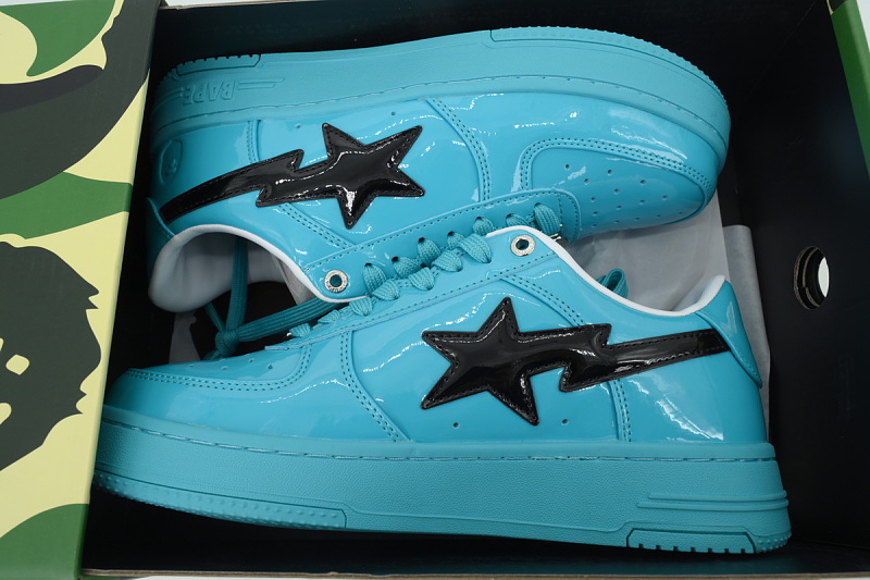 【AD1BP】湖水蓝  跑量款芭比猿猴低帮 OZX-SHM30-1911P BATHING APE Lake Blue