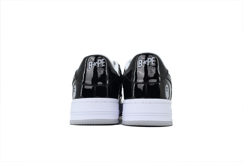【AD1BP】黑浅灰 跑量款芭比猿猴低帮 OXZ-SHMX30-4911P BATHING APE Black Light Gray