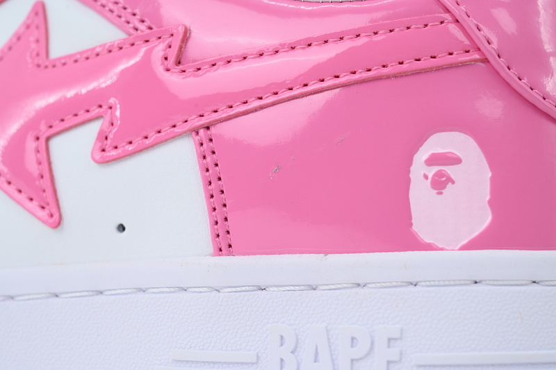 yupoo_296396_2558c0e5.jpg 【AD1BP】桃红/白 跑量款芭比猿猴低帮 OXZ-SHMX30-491P BATHING APE Peach Red/ White