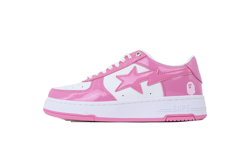 yupoo_296396_9842eee7.jpg 【AD1BP】桃红/白 跑量款芭比猿猴低帮 OXZ-SHMX30-491P BATHING APE Peach Red/ White