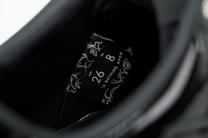 yupoo_296425_47811010.jpg 【AD1BP】镜面黑 跑量款芭比猿猴低帮 1G30-191-010 BATHING APE Mirror Black