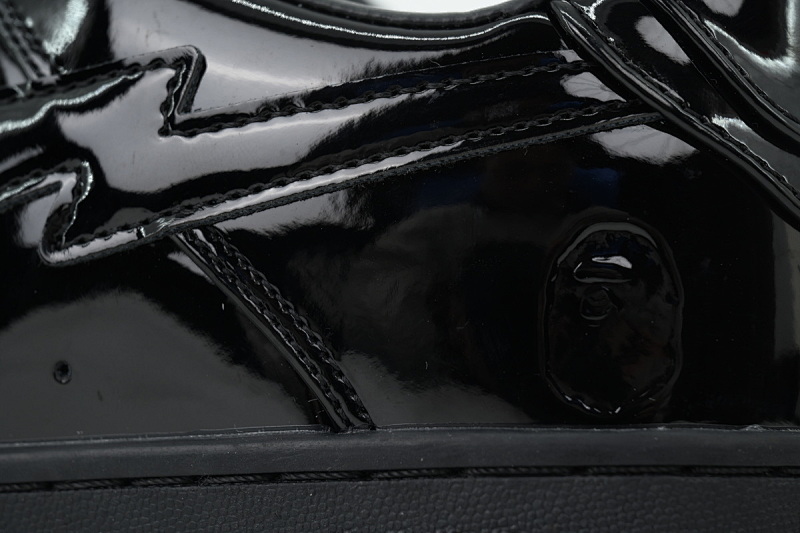 yupoo_296425_87a6d15a.jpg 【AD1BP】镜面黑 跑量款芭比猿猴低帮 1G30-191-010 BATHING APE Mirror Black