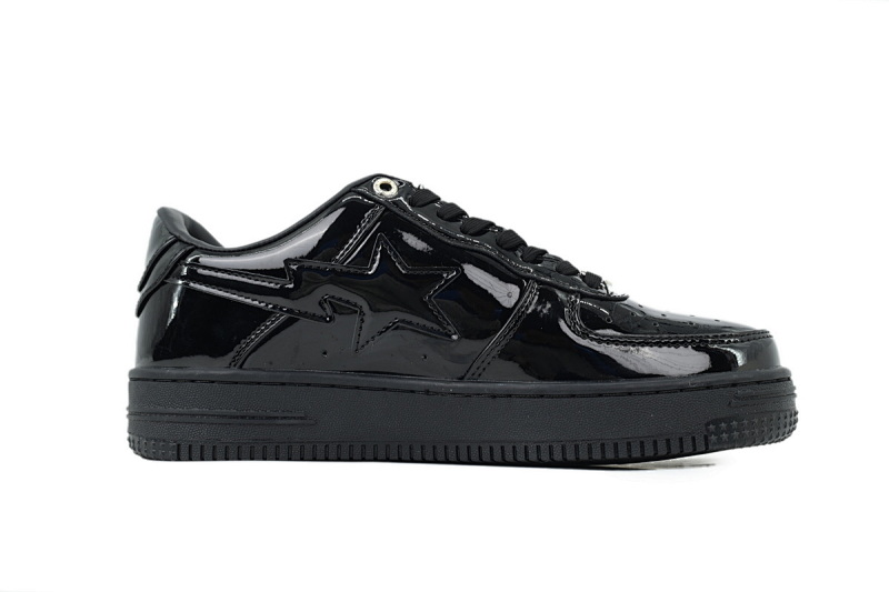 yupoo_296425_a120ef5d.jpg 【AD1BP】镜面黑 跑量款芭比猿猴低帮 1G30-191-010 BATHING APE Mirror Black