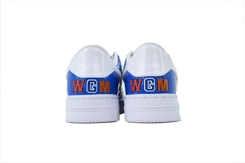 【AD1BP】宝兰鲨鱼 跑量款芭比猿猴低帮板鞋 1G80-191-009 BATHING APE Bolan Shark