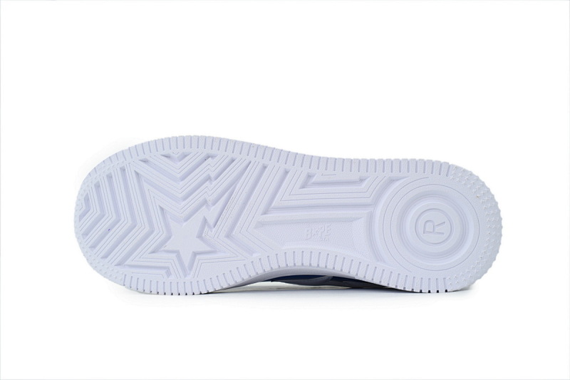 【AD1BP】宝兰鲨鱼 跑量款芭比猿猴低帮板鞋 1G80-191-009 BATHING APE Bolan Shark