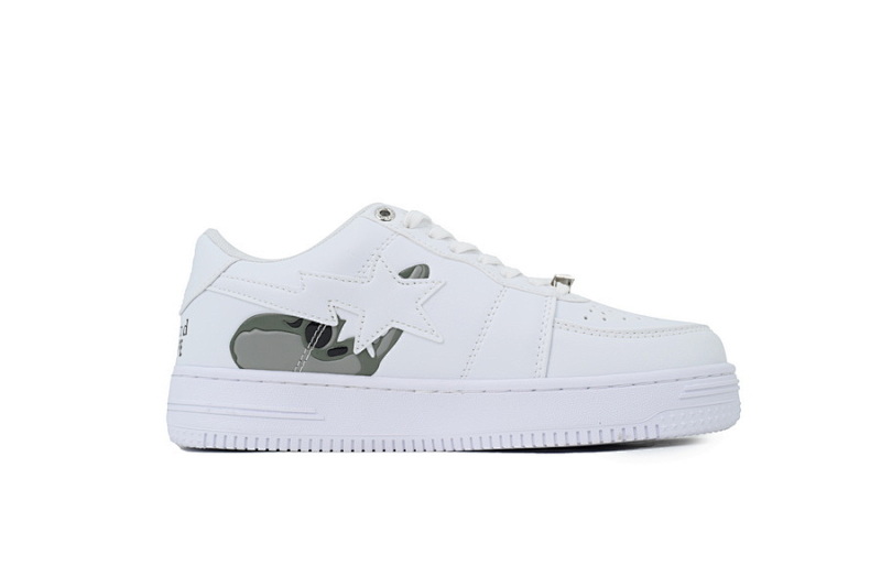 【AD1BP】白鲨鱼联名 跑量款芭比猿猴低帮板鞋 IG73-191-914 BATHING APE White Shark Collaboration