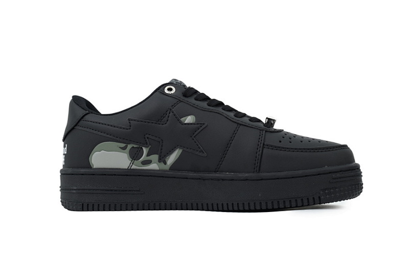 【AD1BP】黑鲨鱼联名 跑量款芭比猿猴低帮板鞋 IG73-191-914 BATHING APE Black Shark Collaboration