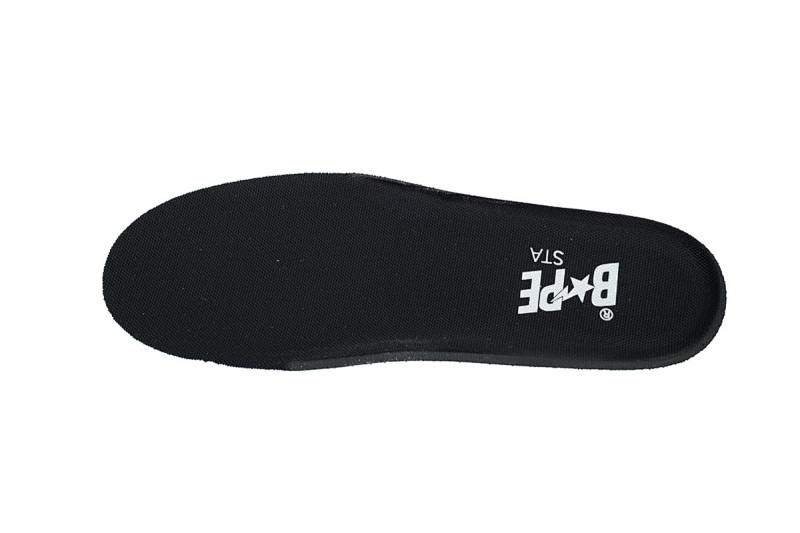 【AD1BP】黑米 跑量款芭比猿猴低帮板鞋 1G70-191-042 BATHING APE Black Rice