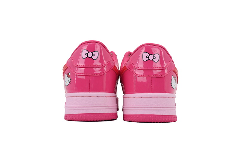 【AD1BP】玖红卡通 跑量款芭比猿猴低帮板鞋 1H20-191-046 M A Bathing Ape Bape Nine Red Cartoon