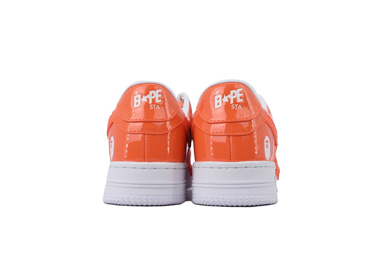【AD1BP】白桔红大星 跑量款芭比猿猴低帮板鞋 OZXSHMX91310N A BATHING APE Bape STA