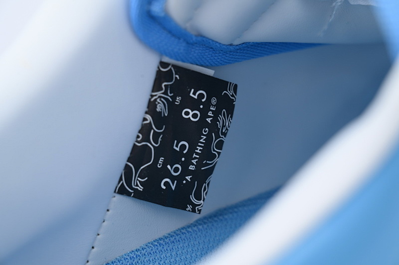 【AD1BP】白蓝大星 跑量款芭比猿猴低帮板鞋 OZXSHMX91310N A BATHING APE Bape STA