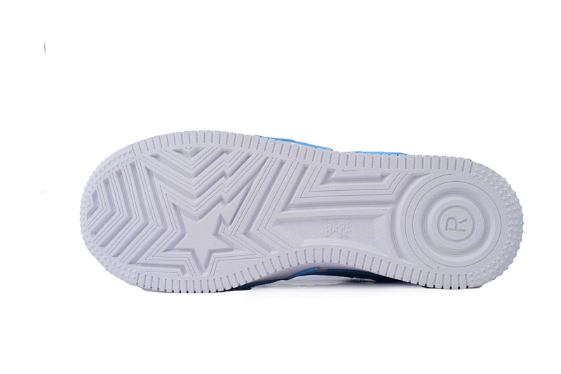 【AD1BP】白蓝大星 跑量款芭比猿猴低帮板鞋 OZXSHMX91310N A BATHING APE Bape STA