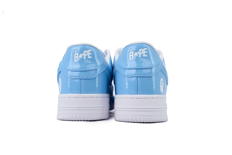 【AD1BP】白蓝大星 跑量款芭比猿猴低帮板鞋 OZXSHMX91310N A BATHING APE Bape STA