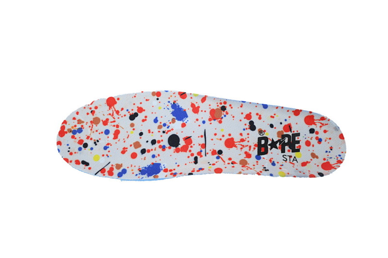 【AD1BP】米白3D 跑量款芭比猿猴低帮板鞋 1I20-191-009 A BATHING APE Bape STA
