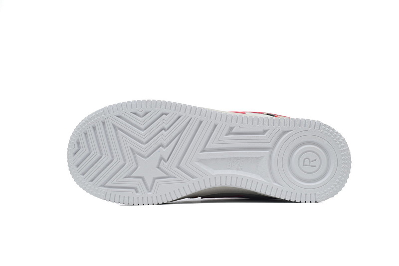 【AD1BP】米白3D 跑量款芭比猿猴低帮板鞋 1I20-191-009 A BATHING APE Bape STA