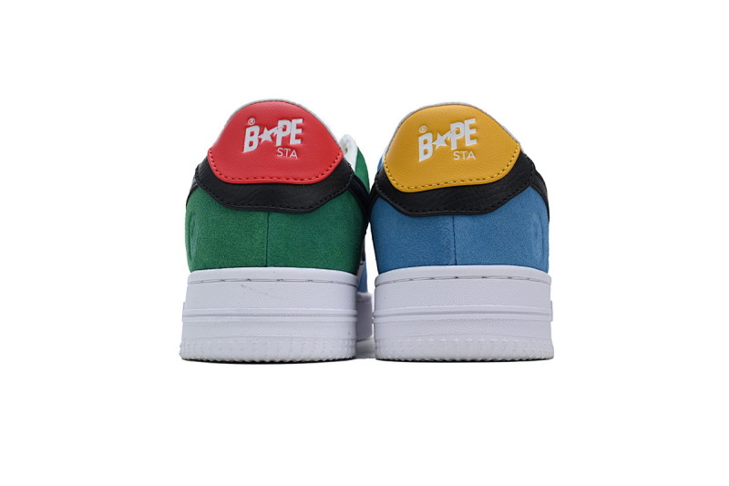 【AD1BP】多彩鸳鸯 跑量款芭比猿猴低帮板鞋 1H20-191-048 A BATHING APE Bape STA