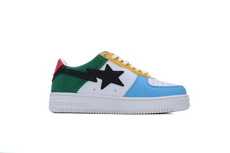 【AD1BP】多彩鸳鸯 跑量款芭比猿猴低帮板鞋 1H20-191-048 A BATHING APE Bape STA