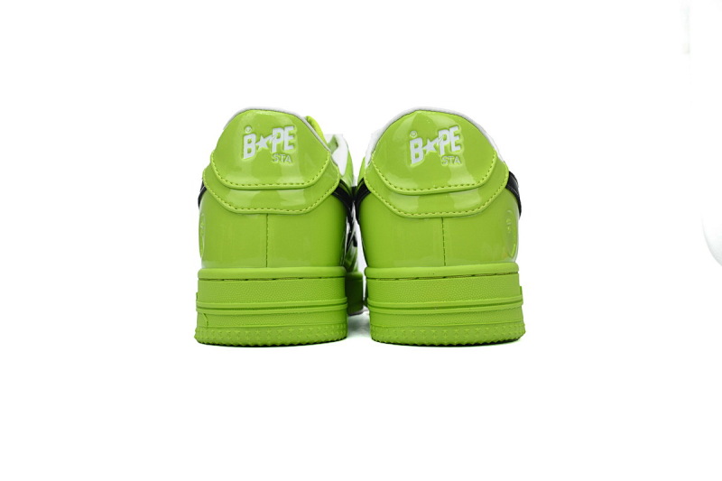 【AD1BP】绿镜黑勾 跑量款芭比猿猴低帮板鞋 1H70-101-001 A BATHING APE Bape STA